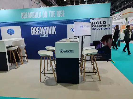Cleanship stand at Breakbulk Middle East 2025, Dubai World Trade Centre (7 of 28)