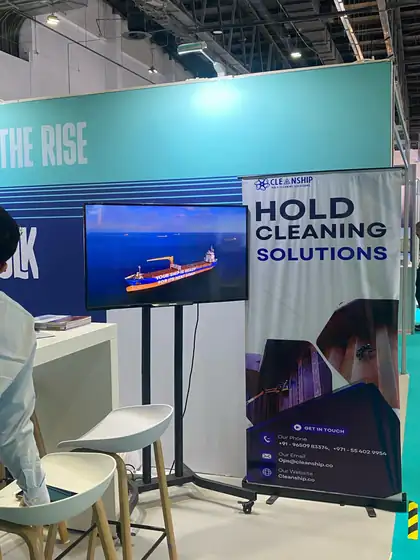 Cleanship stand at Breakbulk Middle East 2025, Dubai World Trade Centre (19 of 28)