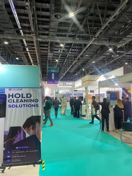 Cleanship stand at Breakbulk Middle East 2025, Dubai World Trade Centre (20 of 28)