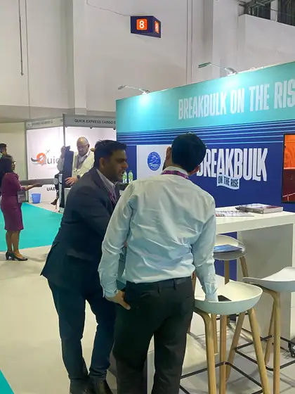 Cleanship stand at Breakbulk Middle East 2025, Dubai World Trade Centre (21 of 28)