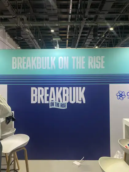 Cleanship stand at Breakbulk Middle East 2025, Dubai World Trade Centre (26 of 28)