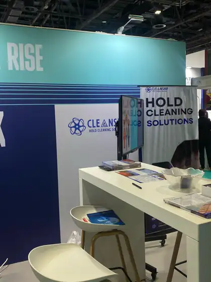 Cleanship stand at Breakbulk Middle East 2025, Dubai World Trade Centre (27 of 28)