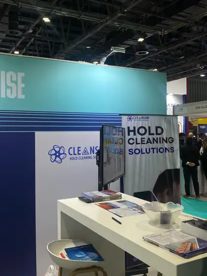 Cleanship stand at Breakbulk Middle East 2025, Dubai World Trade Centre (28 of 28)