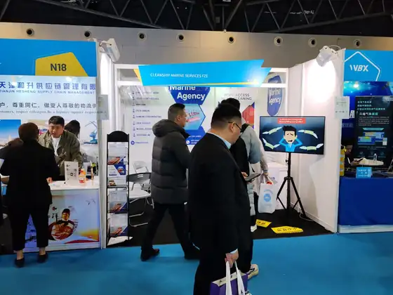 Cleanship Marine Services FZE stand N19 at World Breakbulk Expo 2025, Shanghai (5 of 14)