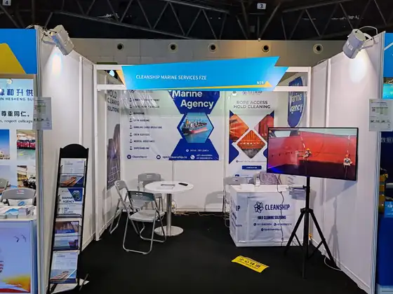 Cleanship Marine Services FZE stand N19 at World Breakbulk Expo 2025, Shanghai (10 of 14)