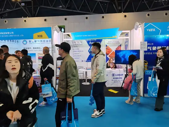 Cleanship Marine Services FZE stand N19 at World Breakbulk Expo 2025, Shanghai (13 of 14)